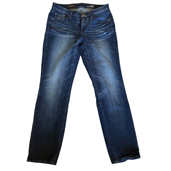 J.Crew Broken-In Boyfriend Jeans Size 26 | Relaxed High-Rise Casual Denim - Picture 1 of 9